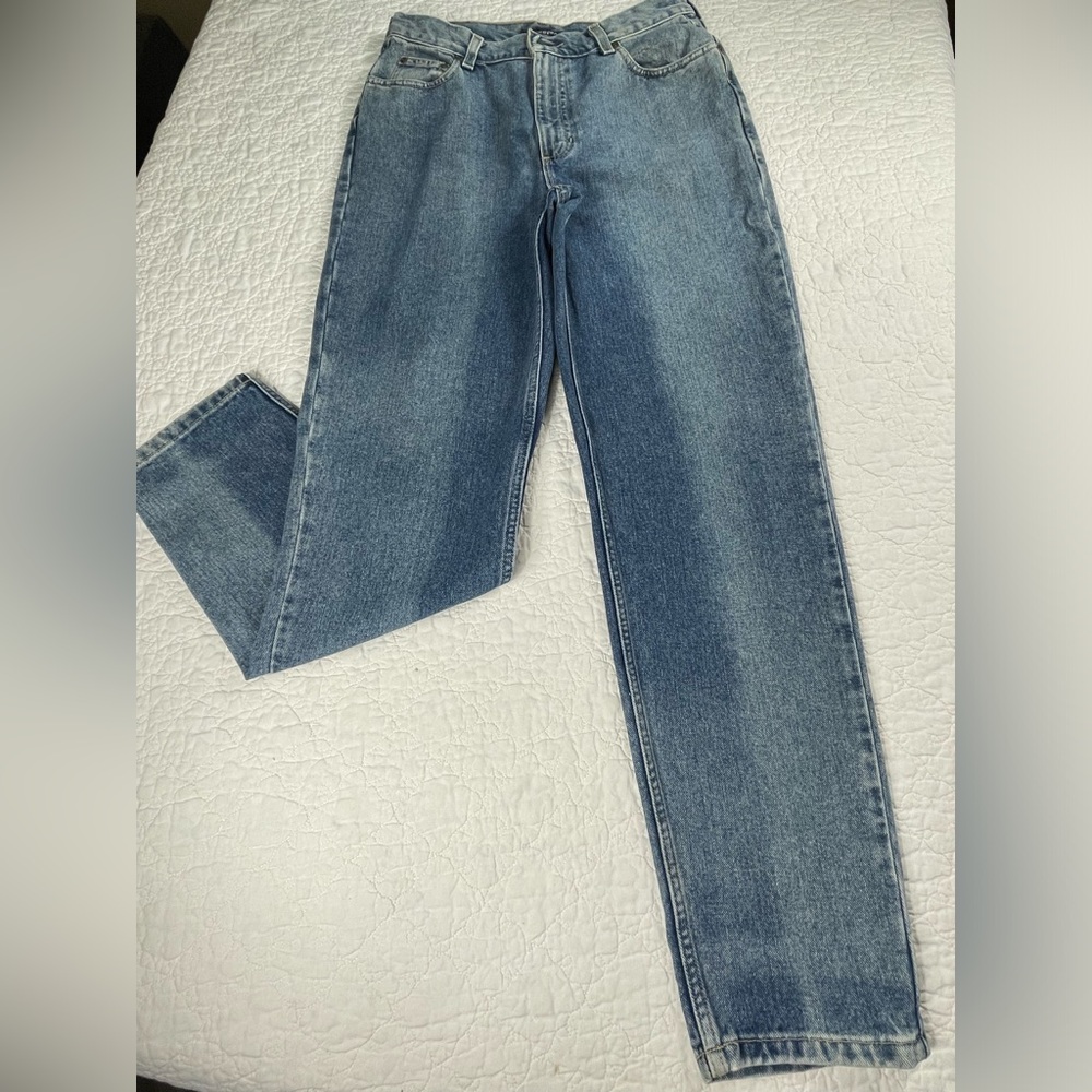 🔥Vintage 80s Liz Claiborne Faded High Rise Relaxed Fit Tapered Leg Women Jeans